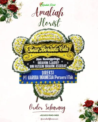 Papan Bunga Duka di Ponjong